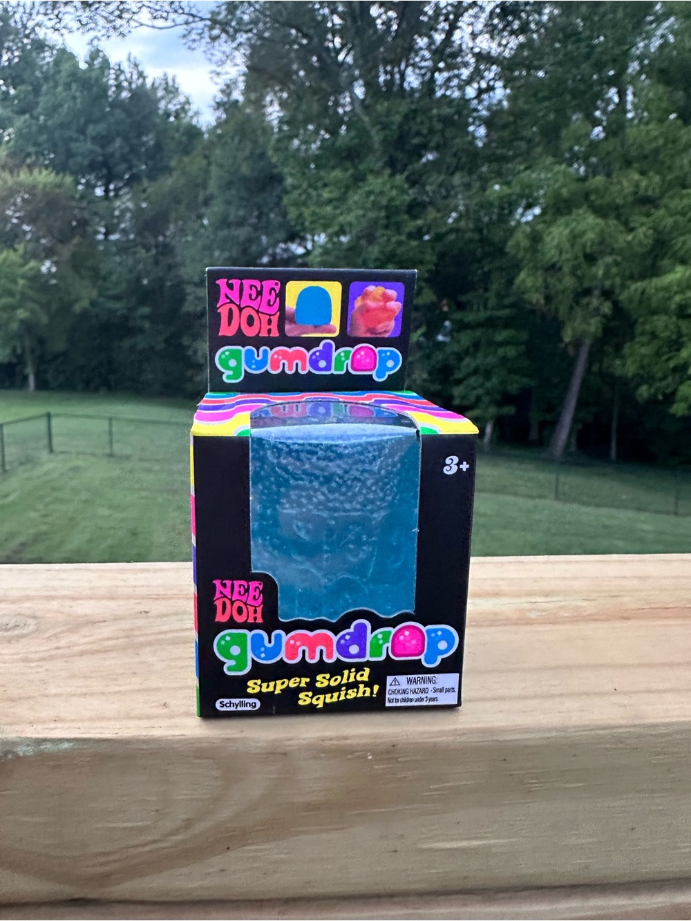 NeeDoh Gumdrop Super Solid Squish! — Bright Blue